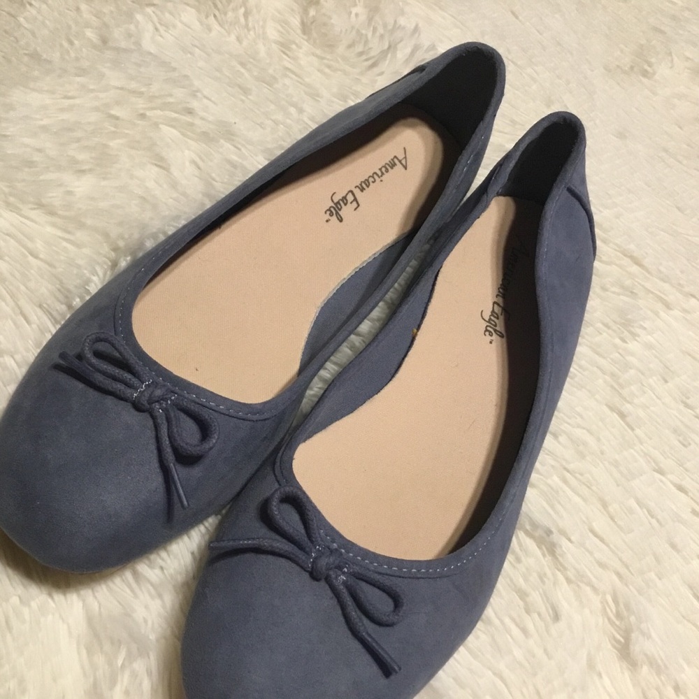 Sold. American Eagle Suede Flats - Picture 2 of 3